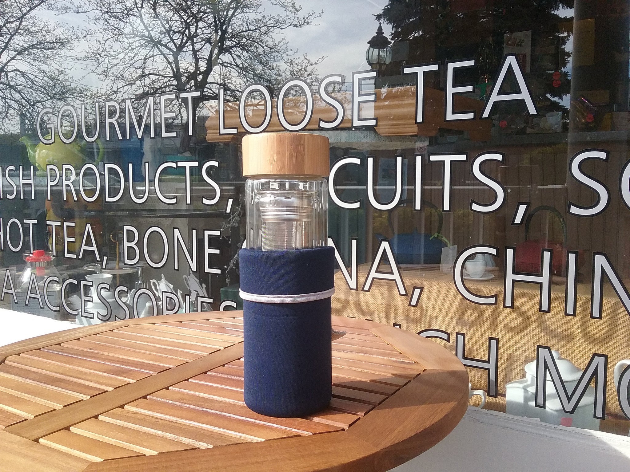 Tea Traveler with 2 Piece Strainer for Tea and Fruit Infusion