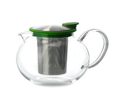 Glass Teapot with Basket Infuser, 15oz
