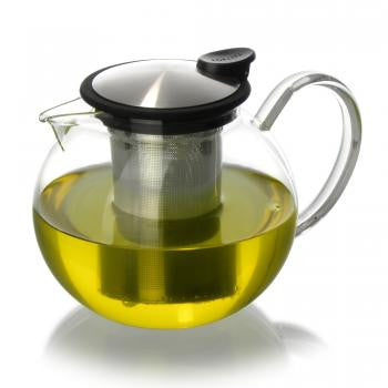 Glass Teapot with Basket Infuser, 25 oz