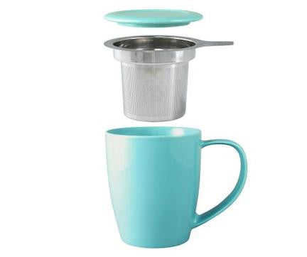 Curve Tall Tea Mug With Infuser